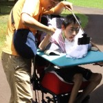 樹林(きりん)クラフト班 外部活動のようす1